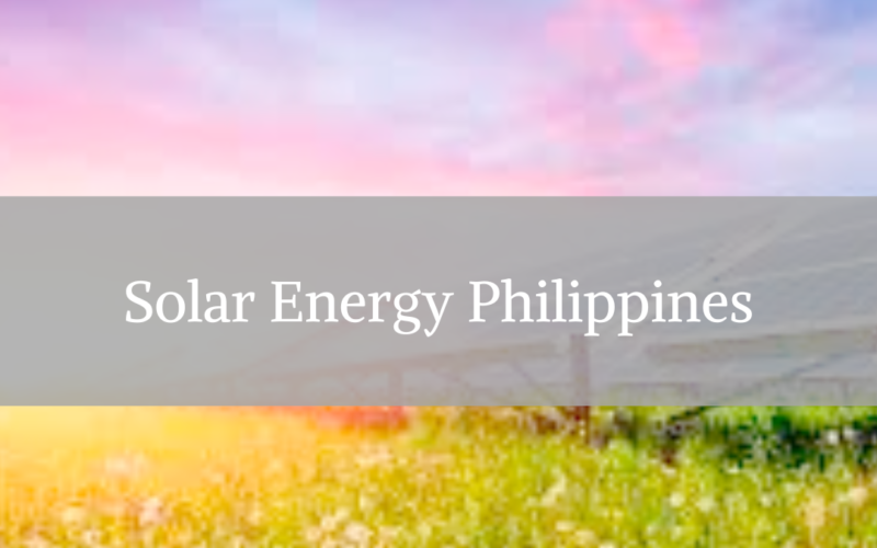 Solar Energy Philippines