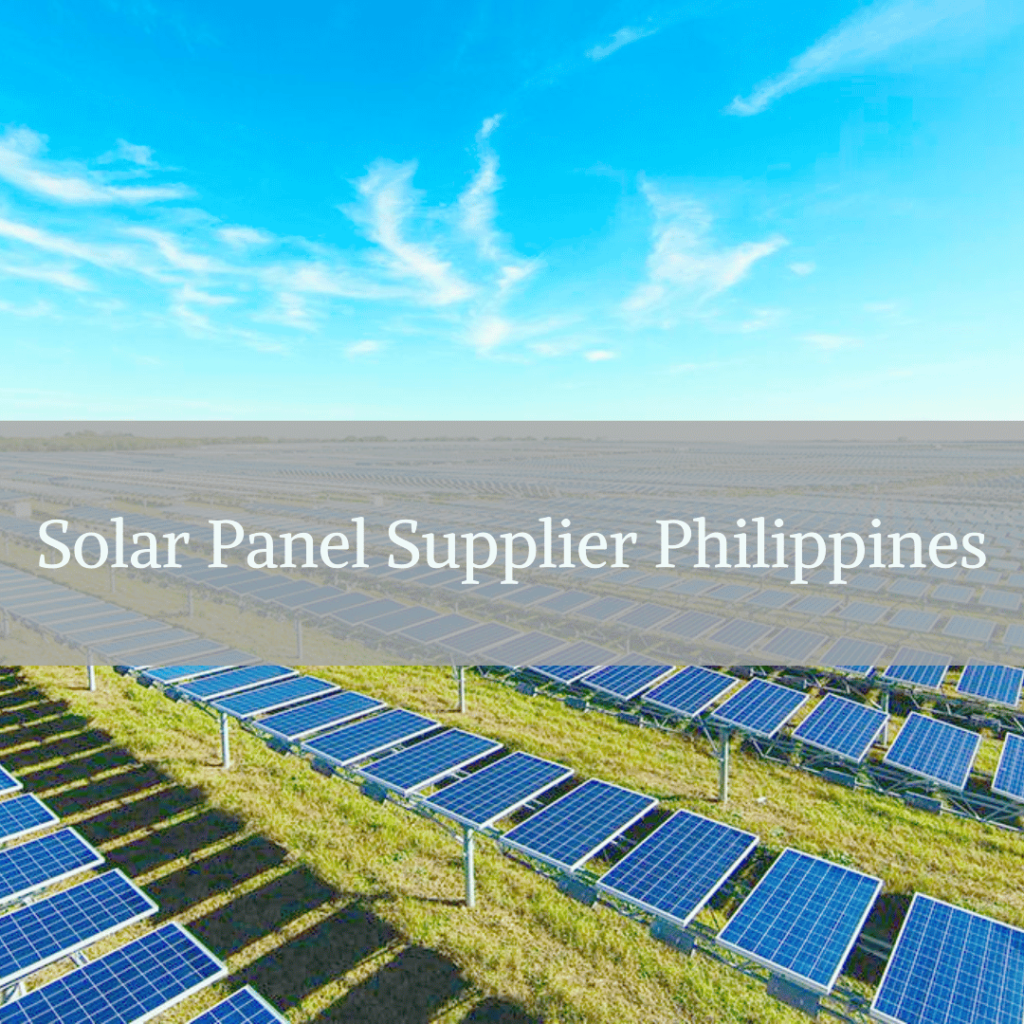 Solar Panel Supplier Philippines